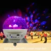E27 LED Music Crystal Magic Effect Ball Light RGB Lamp Mp3 Bluetooth Music Led Stage Light AC110-240V 6W Disco Dj Stage Light