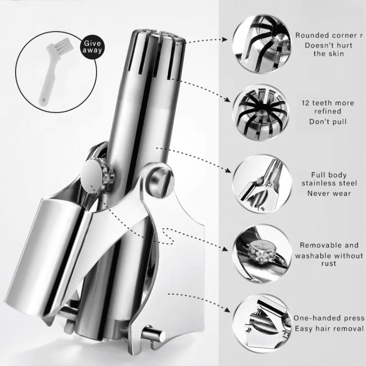 Manual Nose Hair Trimmer