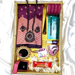 Premium Silk Katan Saree Combo Pack – Onion