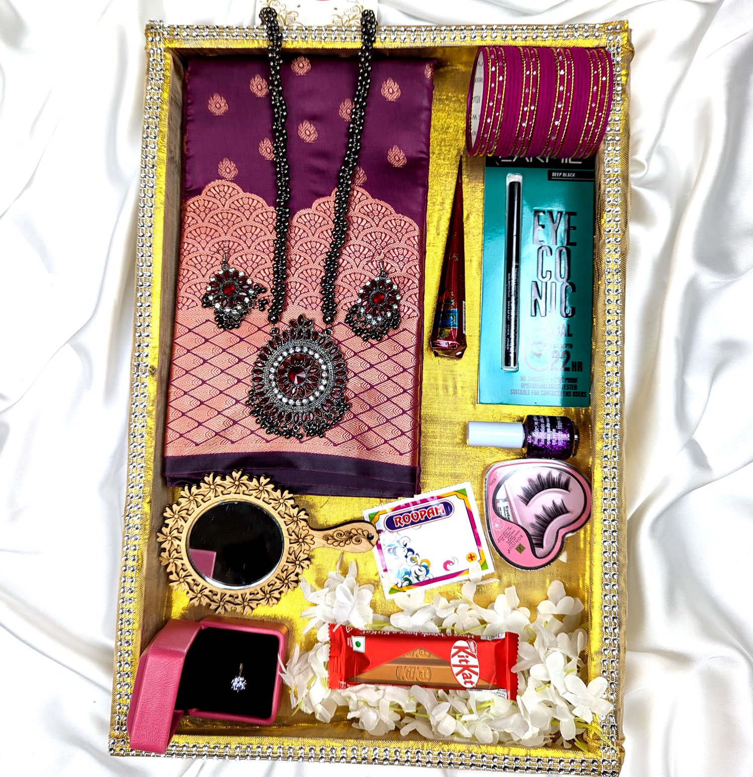 Premium Silk Katan Saree Combo Pack – Onion